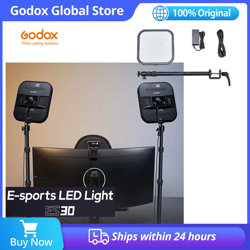 Esports Gaming Live - Lampu Gaming LED Godox ES30 Kit