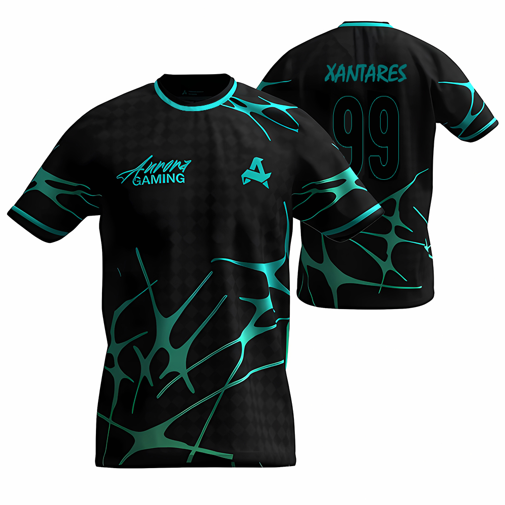 Aurora Gaming E-sports Club Se - Custom Esports Gaming Jersey ulasan dan harga