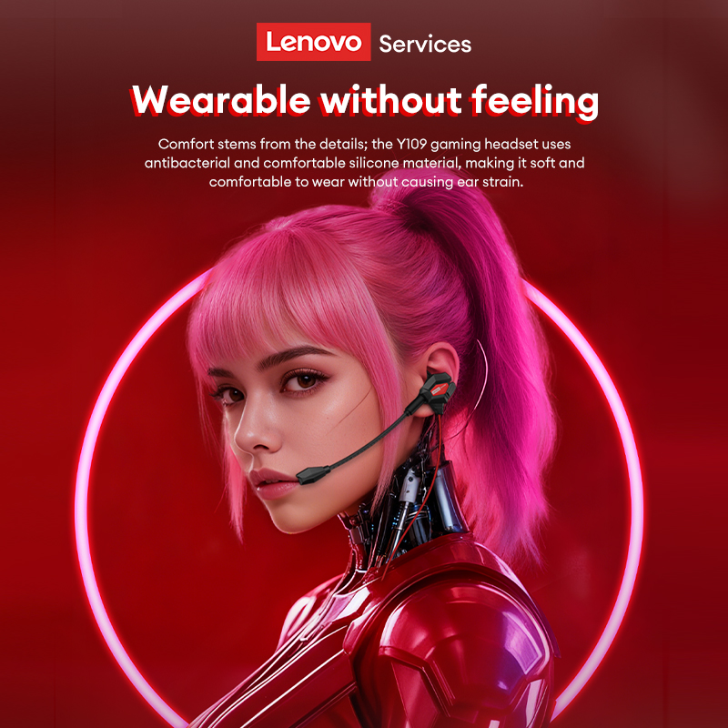 Lenovo Y109 Headset Gaming Ber - Esports Gaming Gear ulasan dan harga