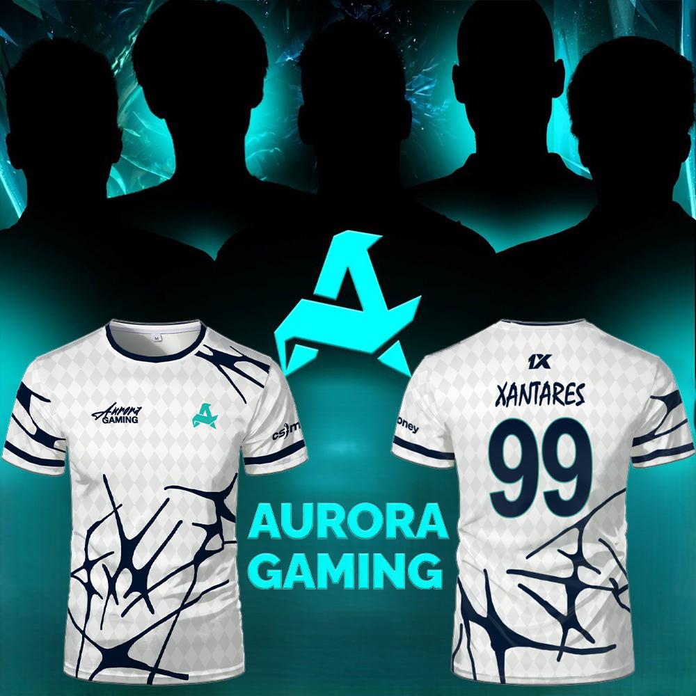 Kaos Jersey Tim Esports Aurora - Esports Gaming Gear ulasan dan harga