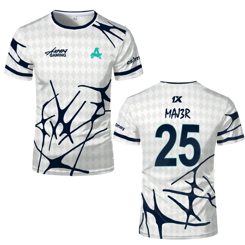 Kaos Jersey Tim Esports Aurora - Esports Gaming Gear ulasan dan harga