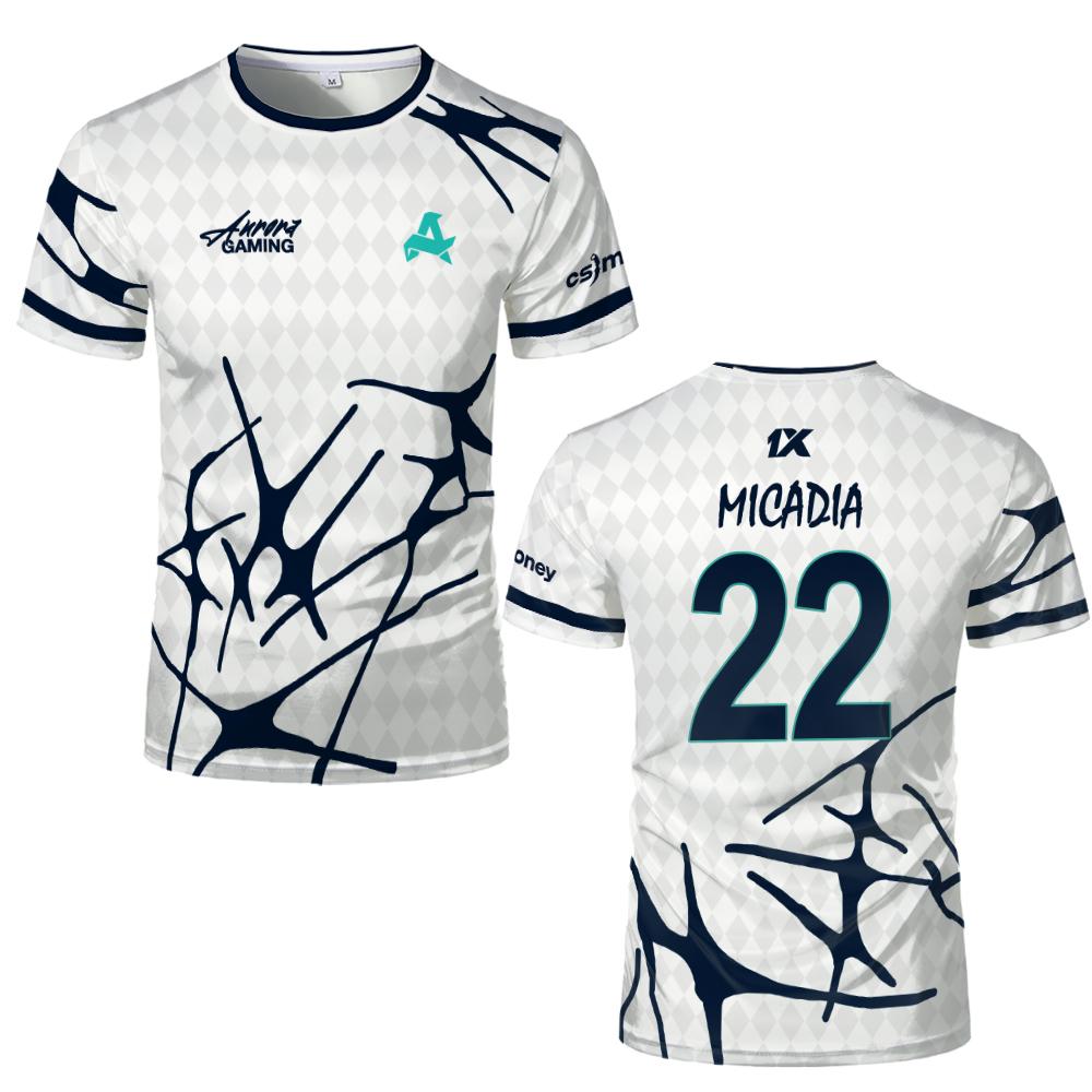 Kaos Jersey Tim Esports Aurora - Esports Gaming Gear ulasan dan harga