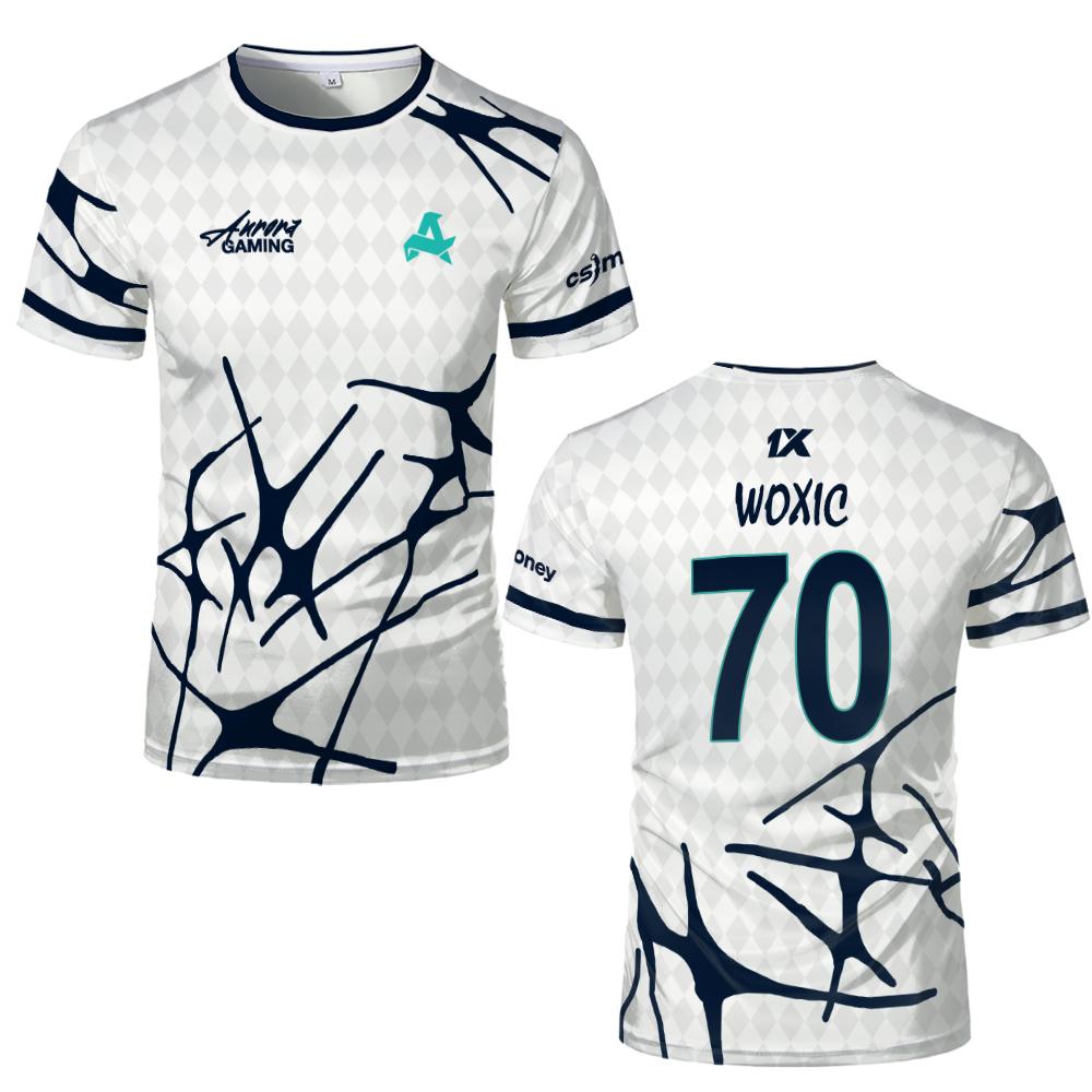 Kaos Jersey Tim Esports Aurora - Esports Gaming Gear ulasan dan harga